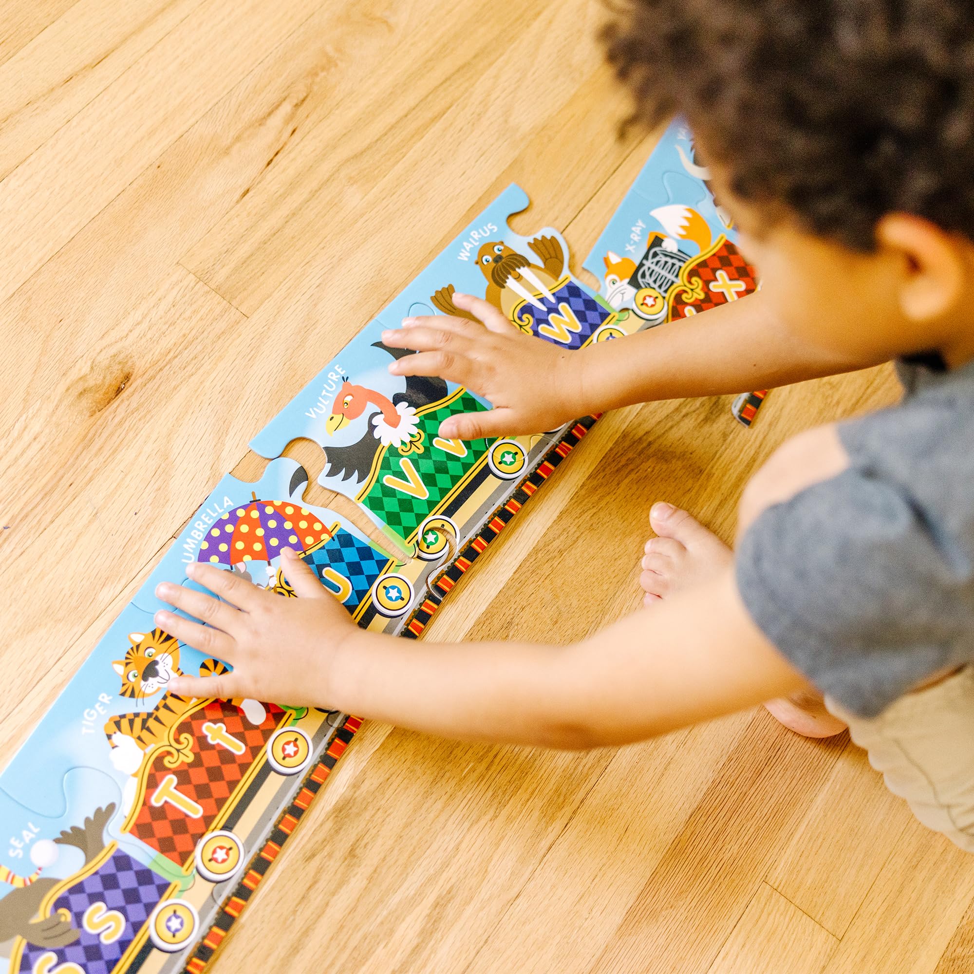Foto 7 | Rompecabezas Melissa & Doug Alphabet Express 27 Piezas - Venta Internacional