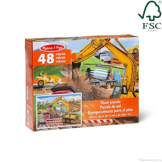 Foto 3 | Puzzle Melissa & Doug Building Site Jumbo 48 Piezas - Venta Internacional