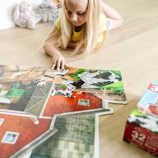 Foto 3 | Rompecabezas Melissa & Doug Busy Granero 32 Unidades - Venta Internacional