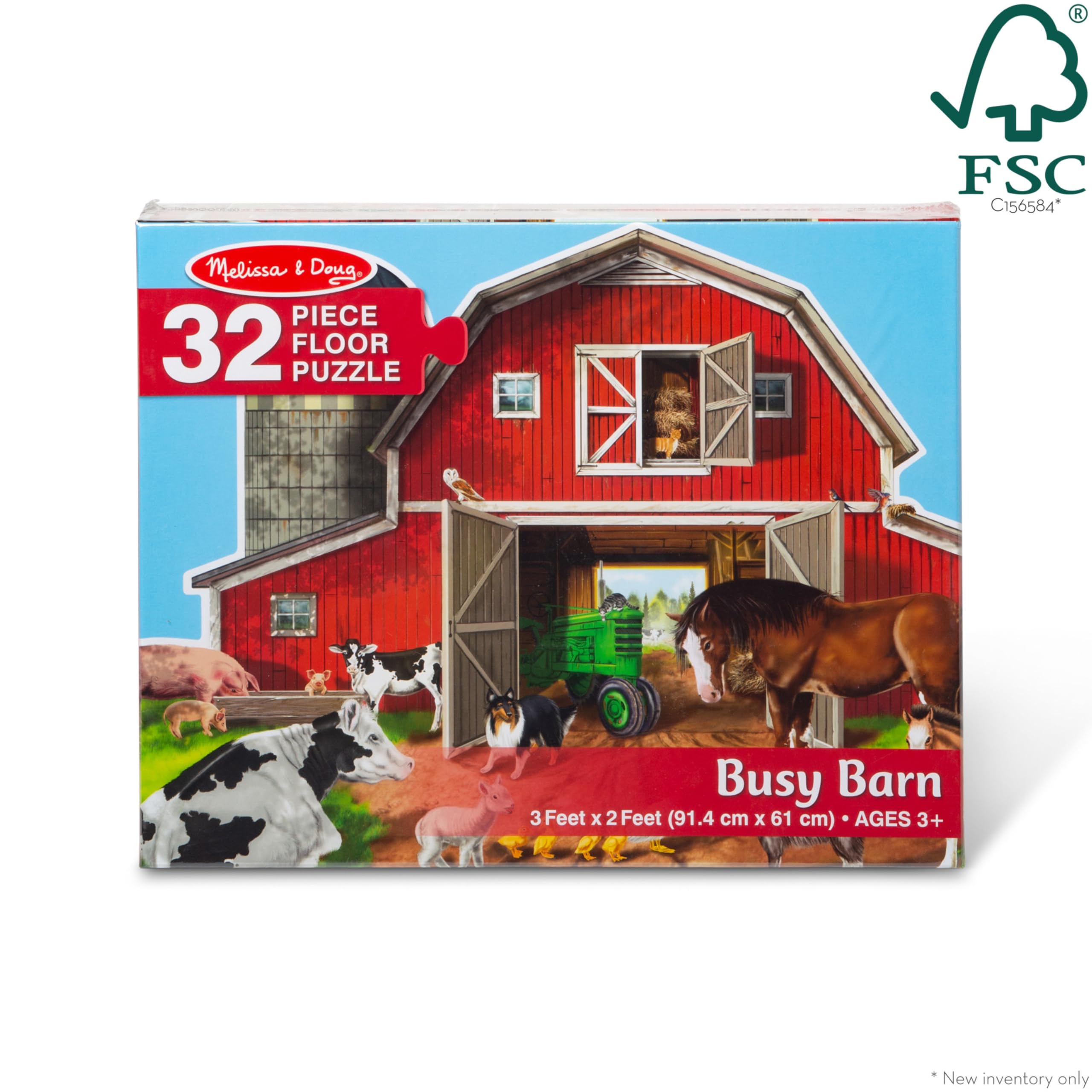 Foto 6 | Rompecabezas Melissa & Doug Busy Granero 32 Unidades - Venta Internacional