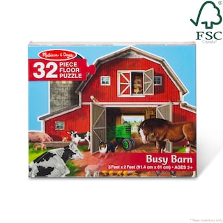 Foto 6 | Rompecabezas Melissa & Doug Busy Granero 32 Unidades - Venta Internacional