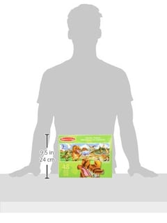 Foto 3 | Puzzle Melissa & Doug Land Of Dinosaurs Floor 48 Piezas - Venta Internacional