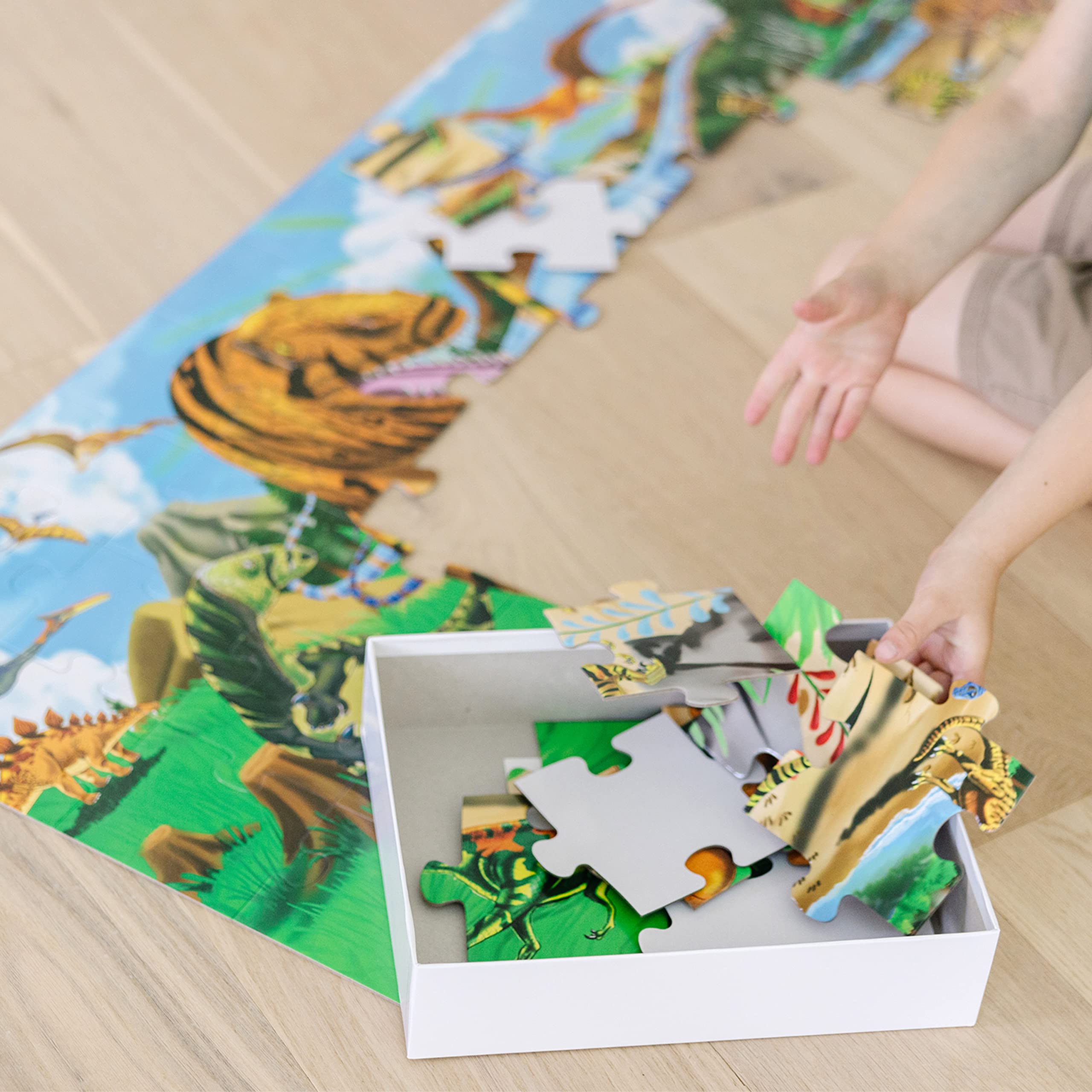Foto 5 pulgar | Puzzle Melissa & Doug Land Of Dinosaurs Floor 48 Piezas - Venta Internacional