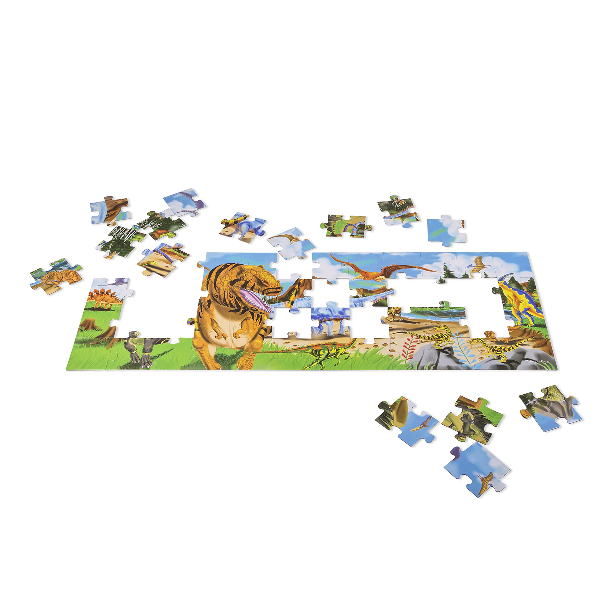 Foto 6 pulgar | Puzzle Melissa & Doug Land Of Dinosaurs Floor 48 Piezas - Venta Internacional