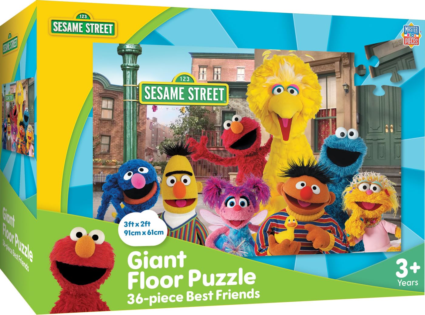Foto 2 pulgar | Puzzle Masterpieces Sesame Street Best Friends, 36 Piezas - Venta Internacional.