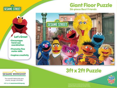 Foto 3 | Puzzle Masterpieces Sesame Street Best Friends, 36 Piezas - Venta Internacional.