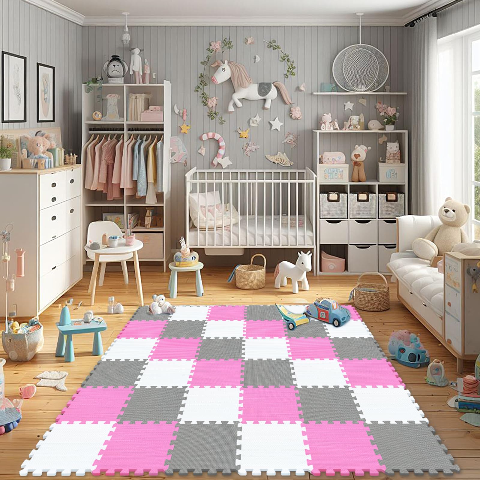 Foto 4 pulgar | Alfombrilla De Goma Eva Qqpp, Espuma Entrelazada, 16 Pies Cuadrados - Venta Internacional.