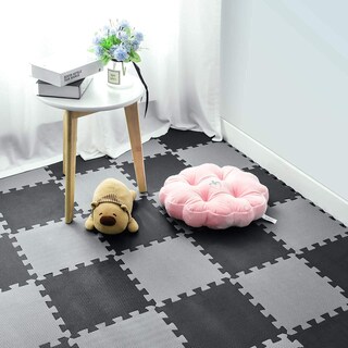 Foto 3 | Tapetes De Espuma Qqpp, Goma Eva, 18 Baldosas, Rompecabezas Entrelazados - Venta Internacional.
