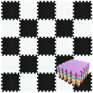 Foto 1 | Alfombrilla De Goma Eva Qqpp, 18 Baldosas, Espuma Entrelazada Para Rompecabezas - Venta Internacional.