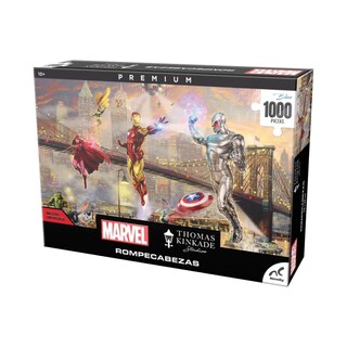 Foto 3 | Rompecabezas Premium Iron Man 1000 Piezas | Edición Thomas Kinkade | Arte De Colección Para Enmarcar