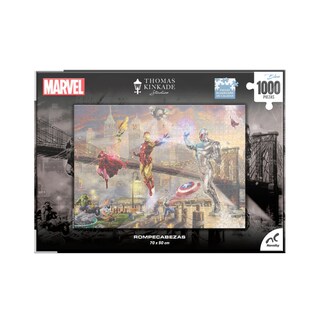 Foto 4 | Rompecabezas Premium Iron Man 1000 Piezas | Edición Thomas Kinkade | Arte De Colección Para Enmarcar