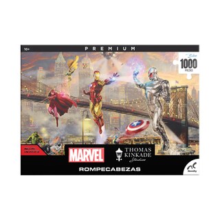 Foto 5 | Rompecabezas Premium Iron Man 1000 Piezas | Edición Thomas Kinkade | Arte De Colección Para Enmarcar