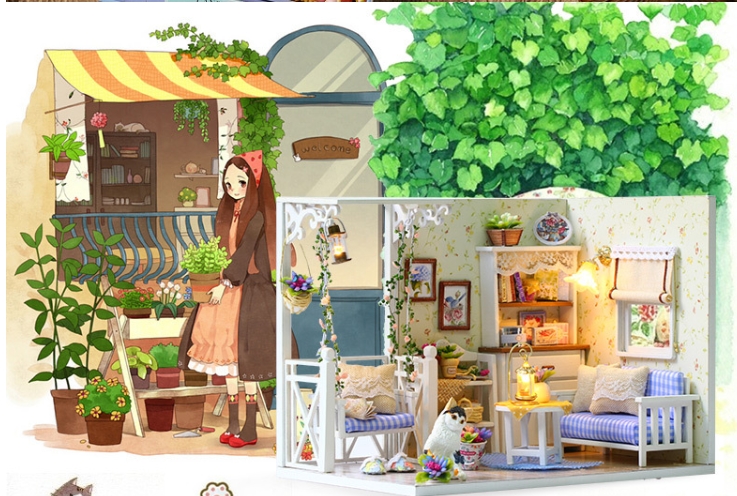 Foto 4 pulgar | Puzzle Cabin Diy Hecha A Mano Para Niños Sunshine Princess - Venta Internacional.