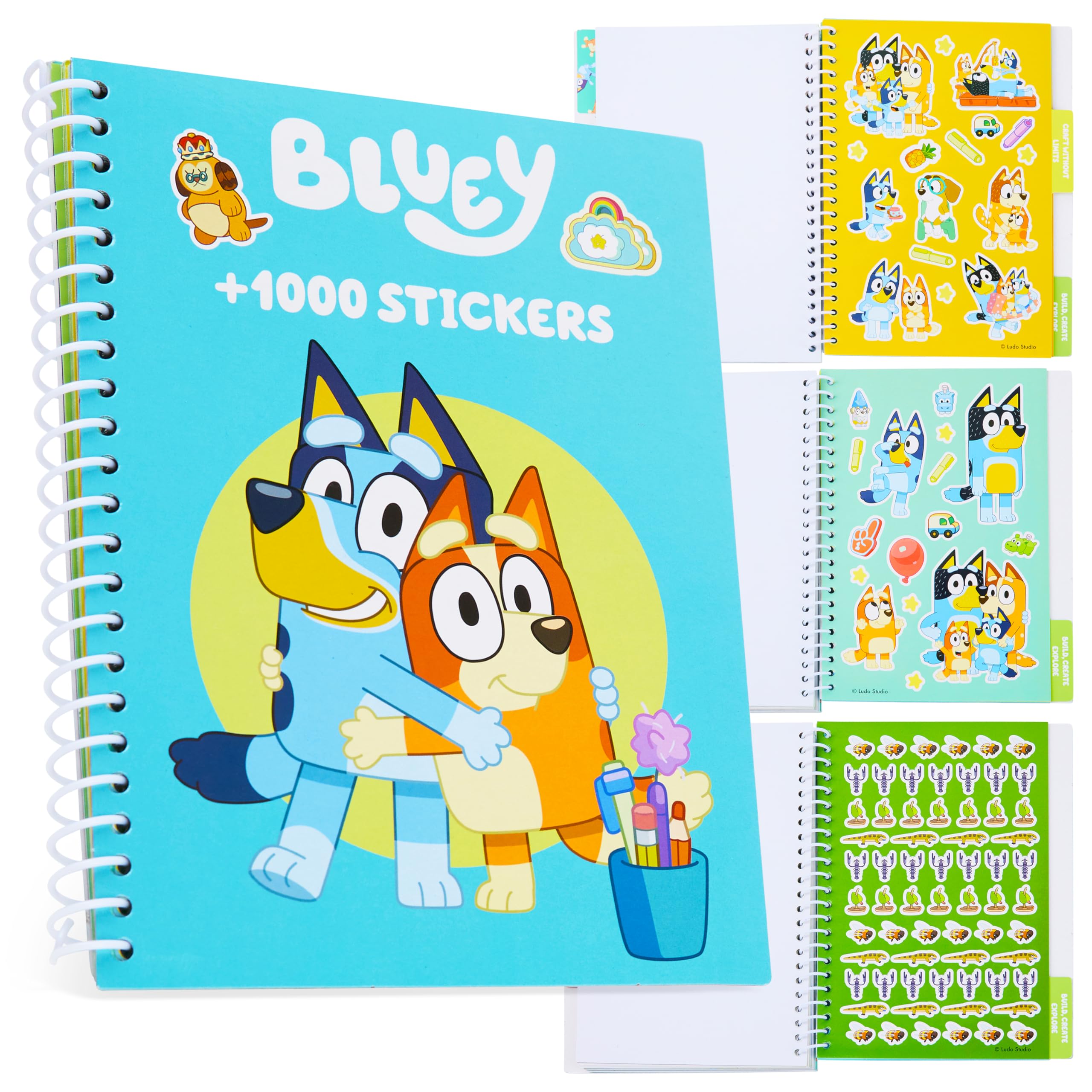 Foto 2 pulgar | Libro De Pegatinas Bluey Para Niños Con Más De 1000 Pegatinas Para Álbumes De Recortes - Venta Internacional.