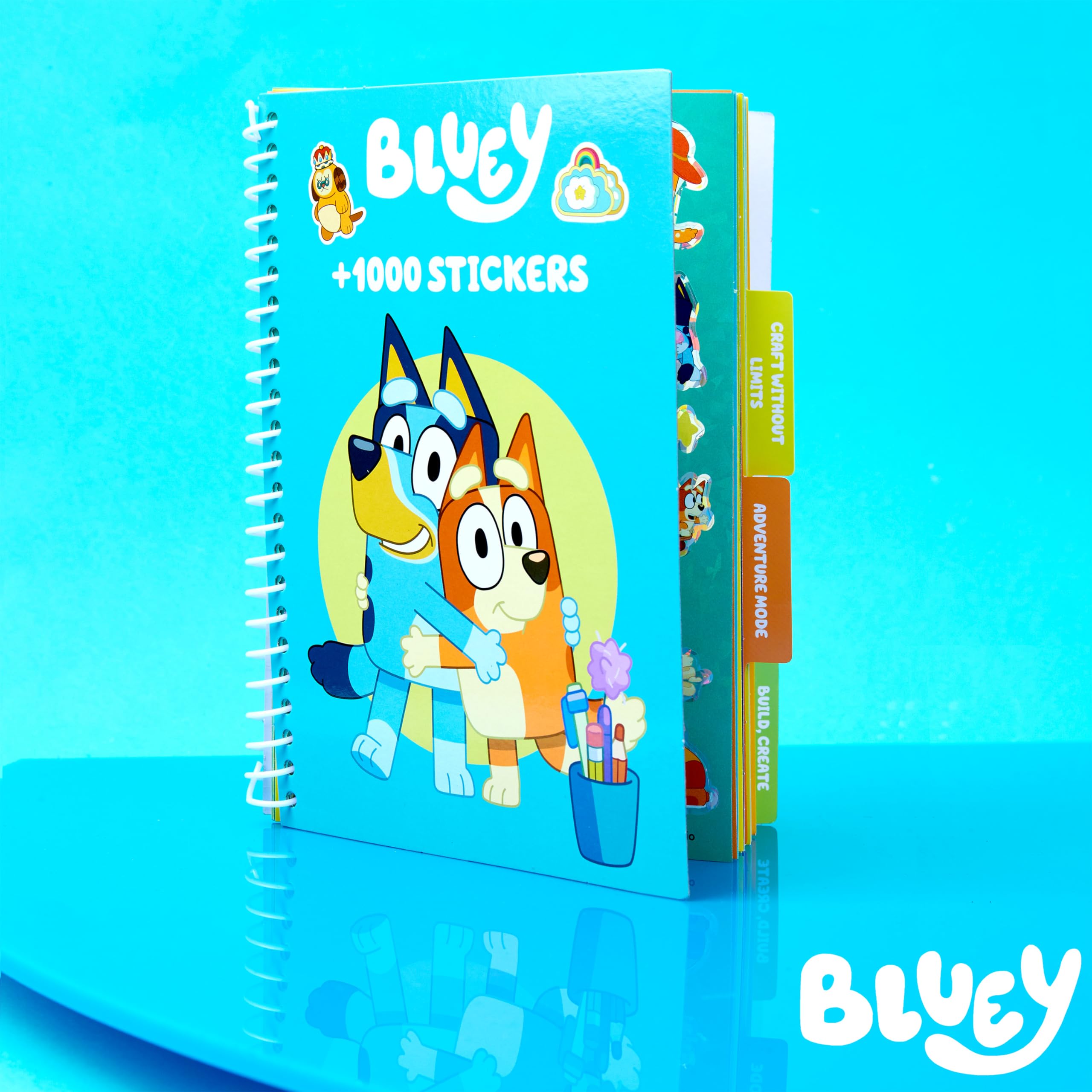 Foto 2 | Libro De Pegatinas Bluey Para Niños Con Más De 1000 Pegatinas Para Álbumes De Recortes - Venta Internacional.