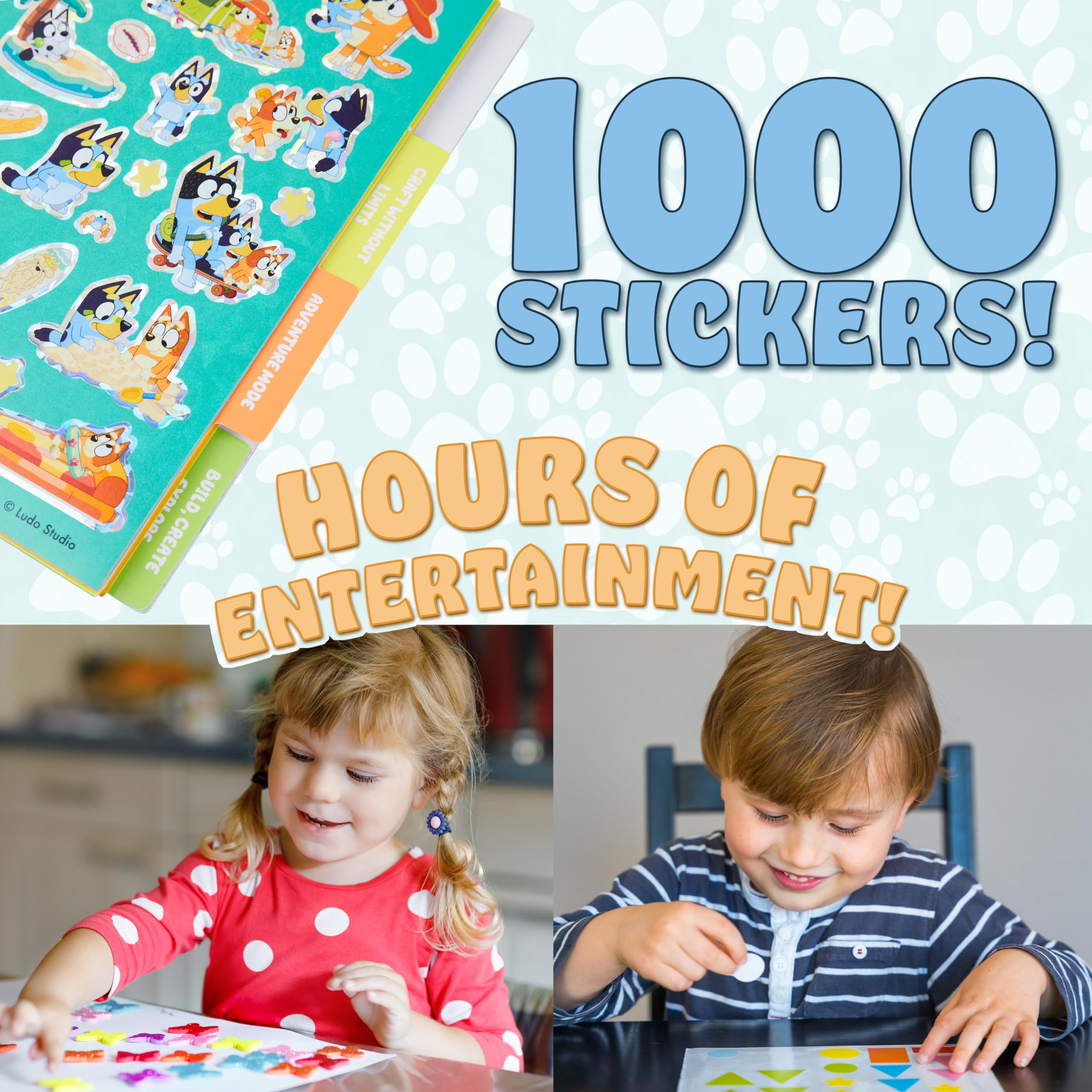 Foto 4 pulgar | Libro De Pegatinas Bluey Para Niños Con Más De 1000 Pegatinas Para Álbumes De Recortes - Venta Internacional.