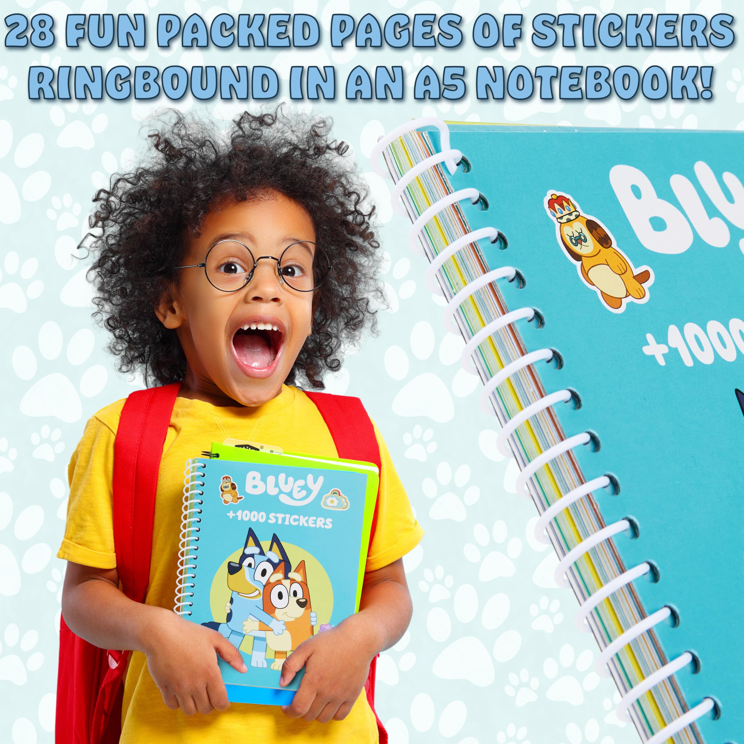 Foto 6 | Libro De Pegatinas Bluey Para Niños Con Más De 1000 Pegatinas Para Álbumes De Recortes - Venta Internacional.
