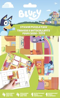Foto 1 | Paquete De Pegatinas Bluey Bandit And Chilli Adventures - Venta Internacional.