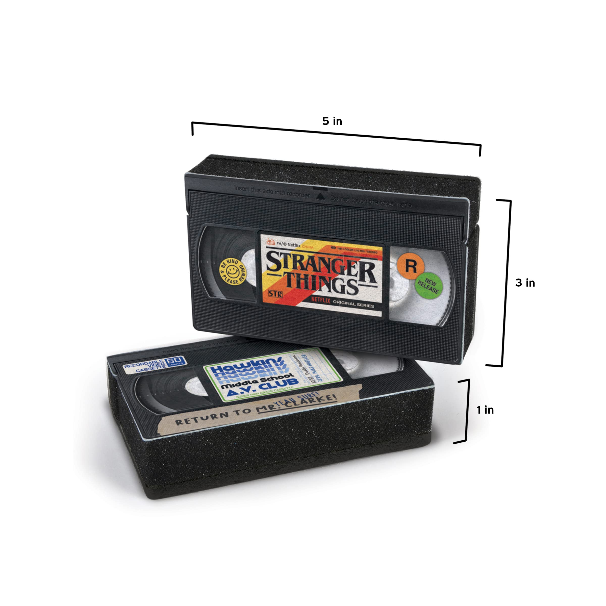 Foto 4 pulgar | Esponjas De Cocina Originales De Fred Stranger Things  Casete Vhs - Venta Internacional.