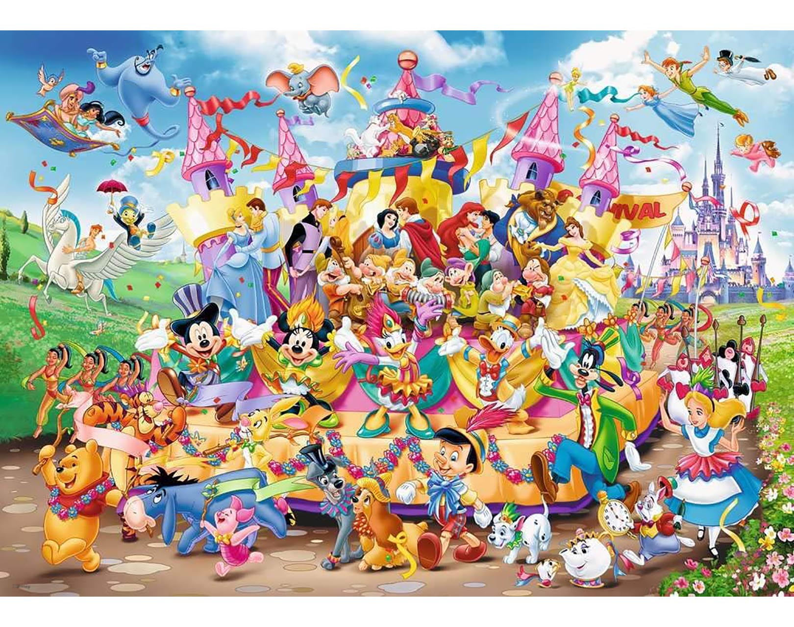 Foto 2 | Rompecabezas Ravensburger Disney Carnaval de 1000 Piezas