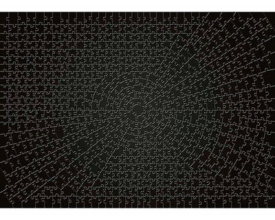 Foto 2 | Rompecabezas Ravensburger Todo Negro con 736 Piezas