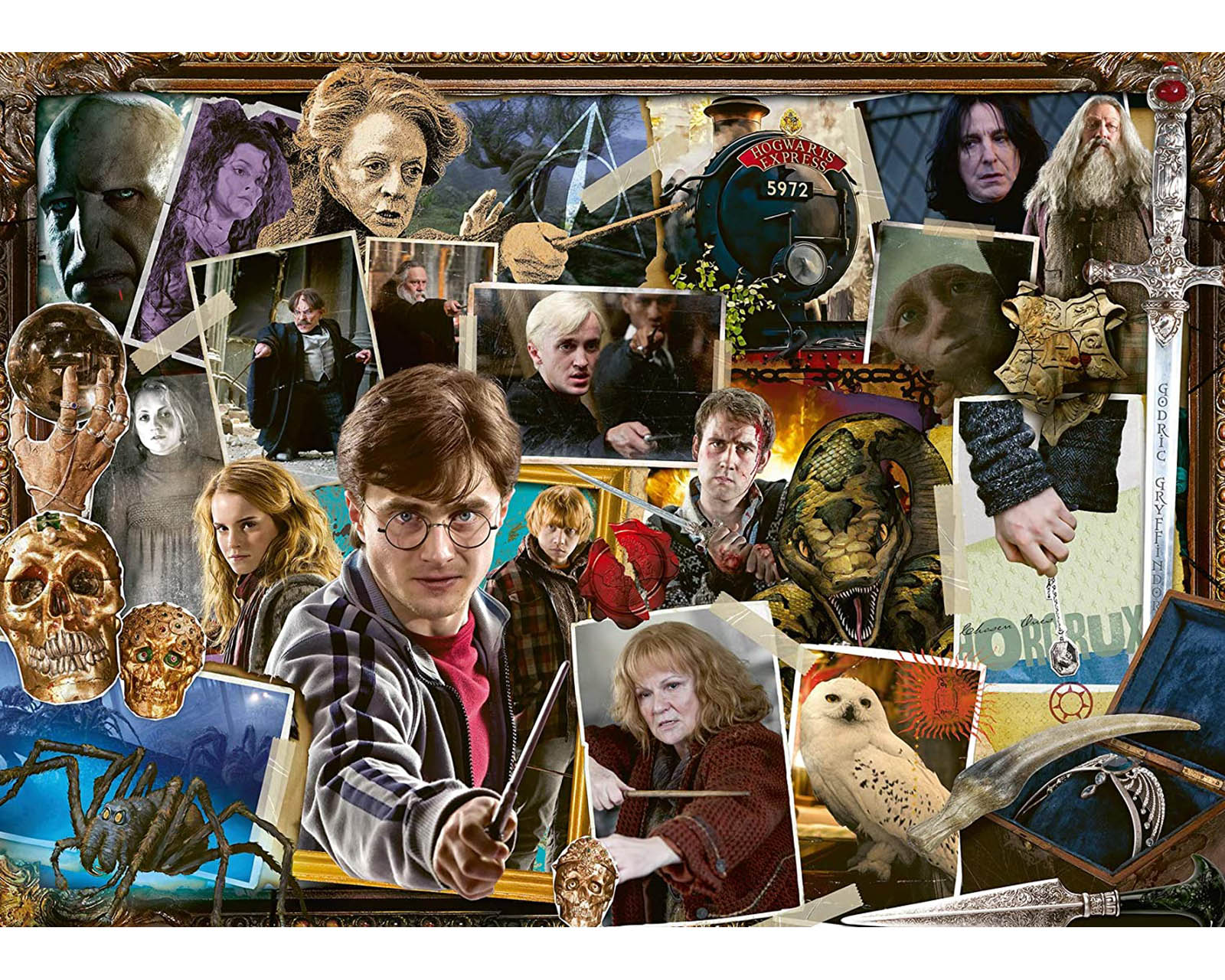 Foto 2 | Rompecabezas Ravensburger Colage de Harry Potter con 1000 Piezas