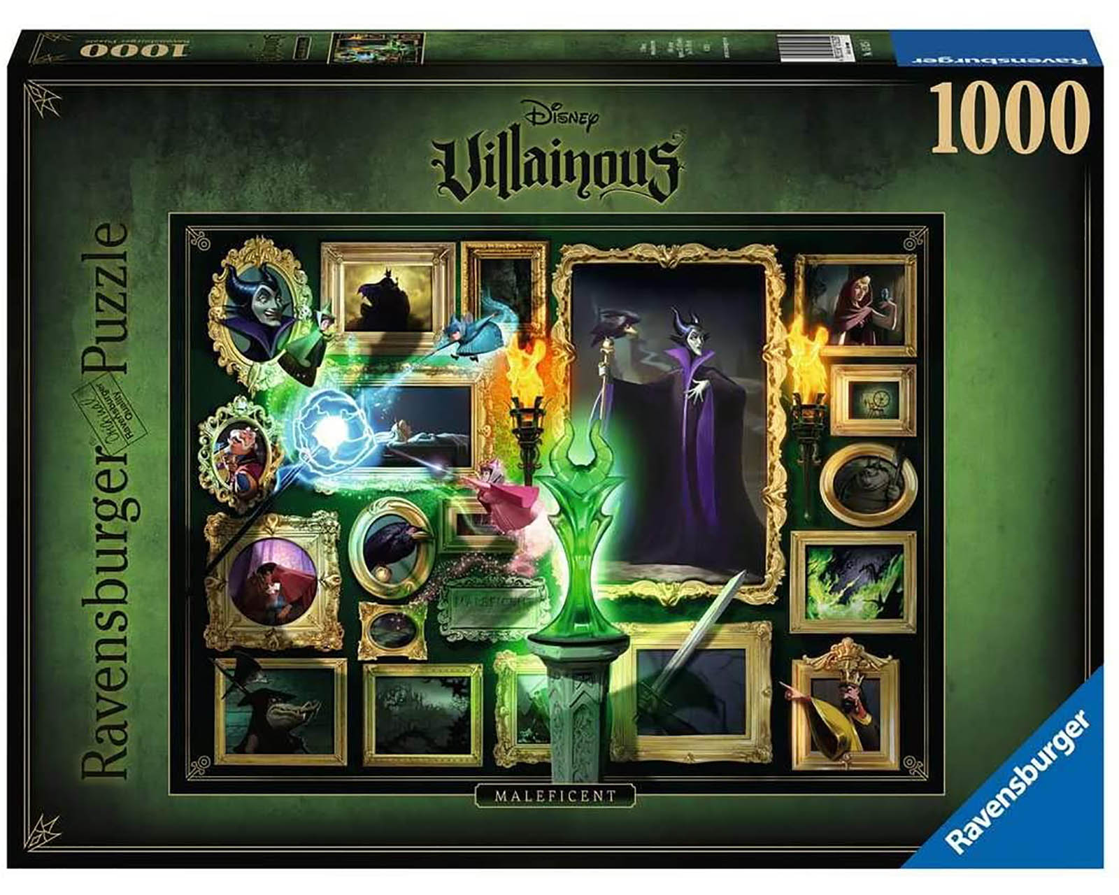 Rompecabezas Ravensburger Disney Villanos: Maléfica con 1000 Piezas