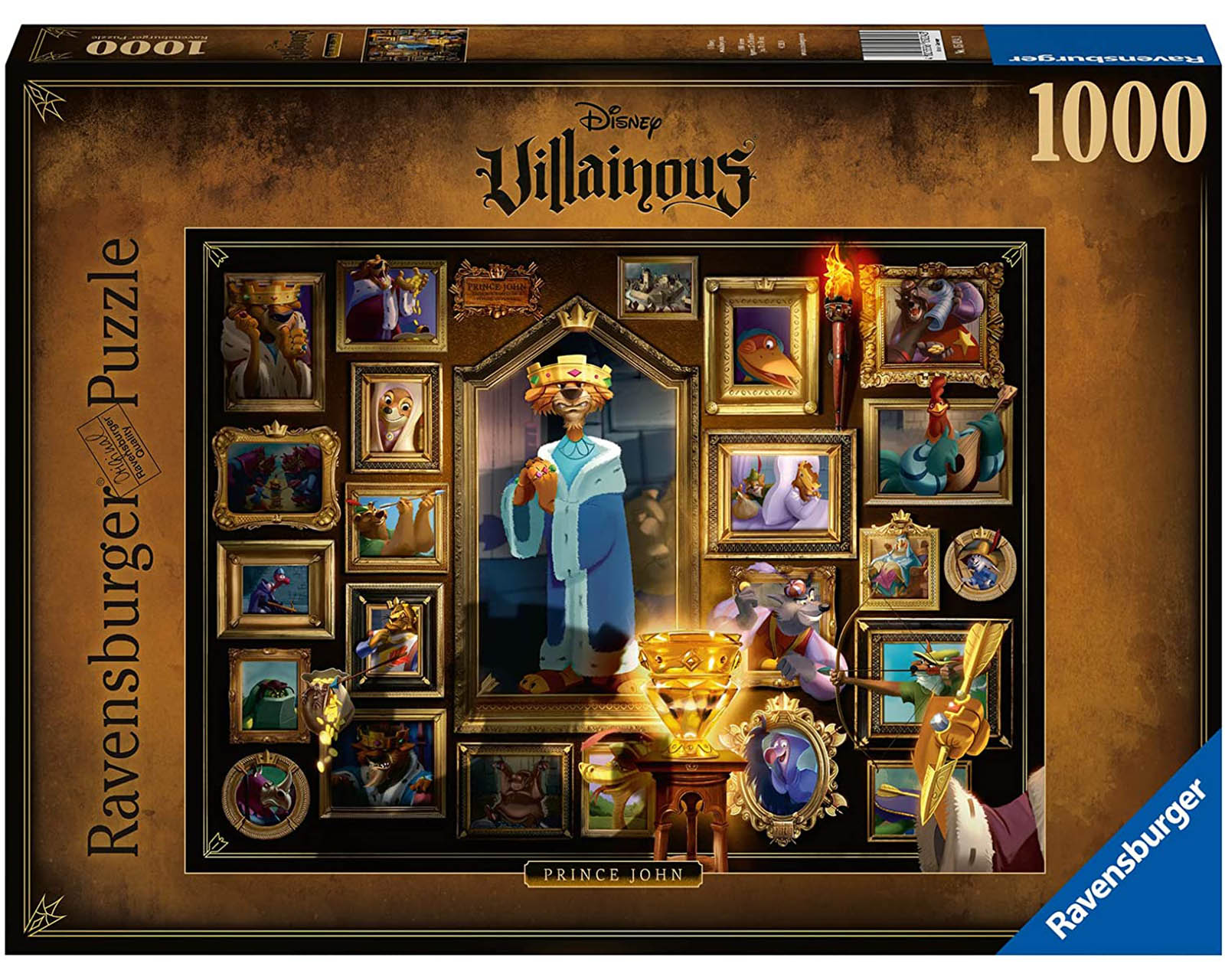 Rompecabezas Ravensburger Disney Villanos: Príncipe Juan con 1000 Piezas