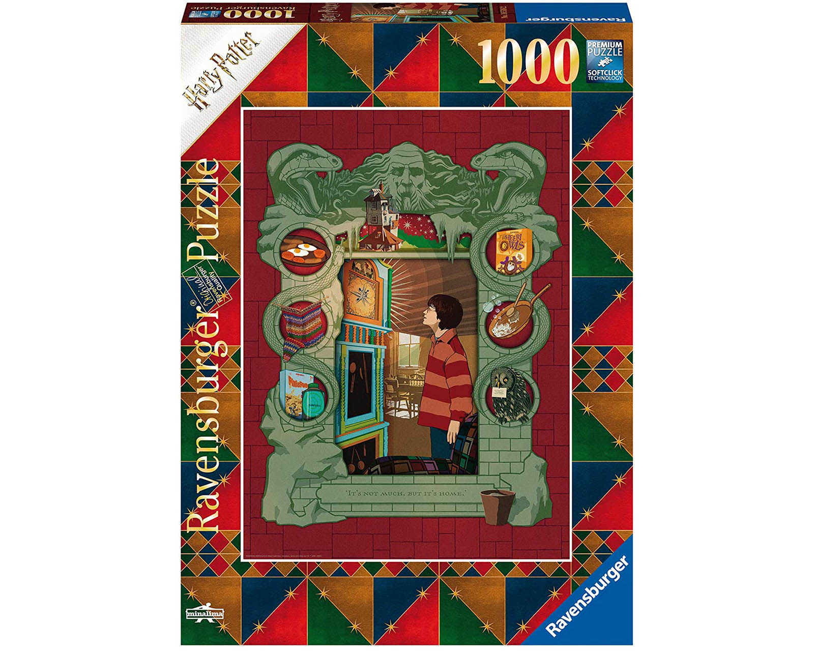 Foto 2 pulgar | Rompecabezas Ravensburger Harry Potter: La Cámara de Los Secretos con 1000 Piezas