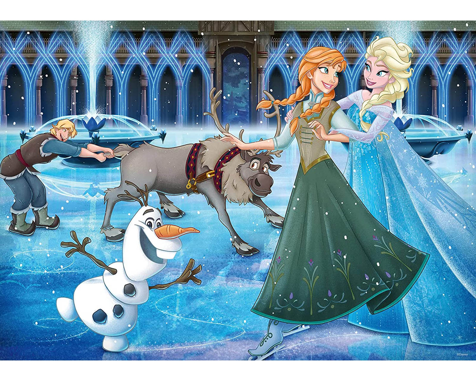 Foto 2 | Rompecabezas Ravensburger Disney Frozen: Elsa y Ana Nuevo con 1000 Piezas