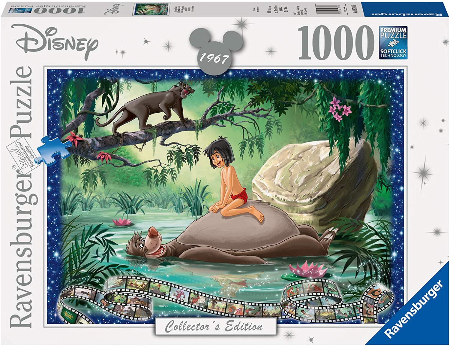 Rompecabezas Ravensburger El Libro de la Selva con 1000 Piezas