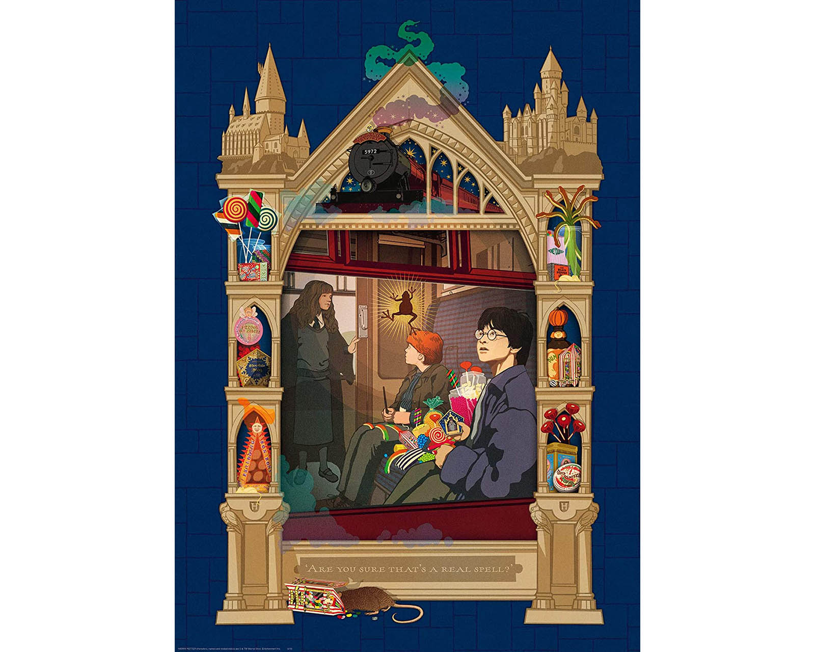 Foto 2 | Rompecabezas Ravensburger Harry Potter: La Piedra Filosofal con 1000 Piezas