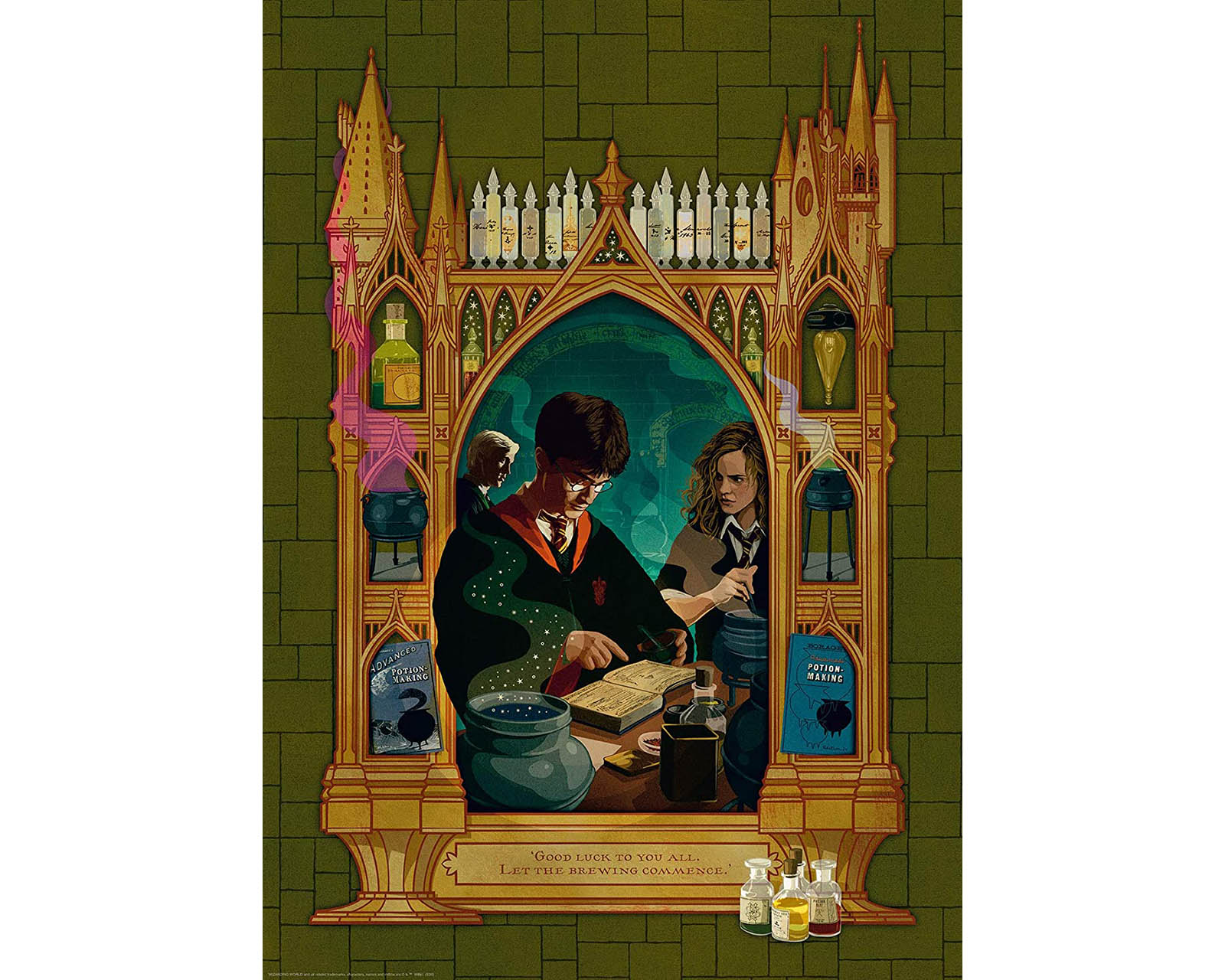 Foto 3 pulgar | Rompecabezas Ravensburger Harry Potter F con 1000 Piezas