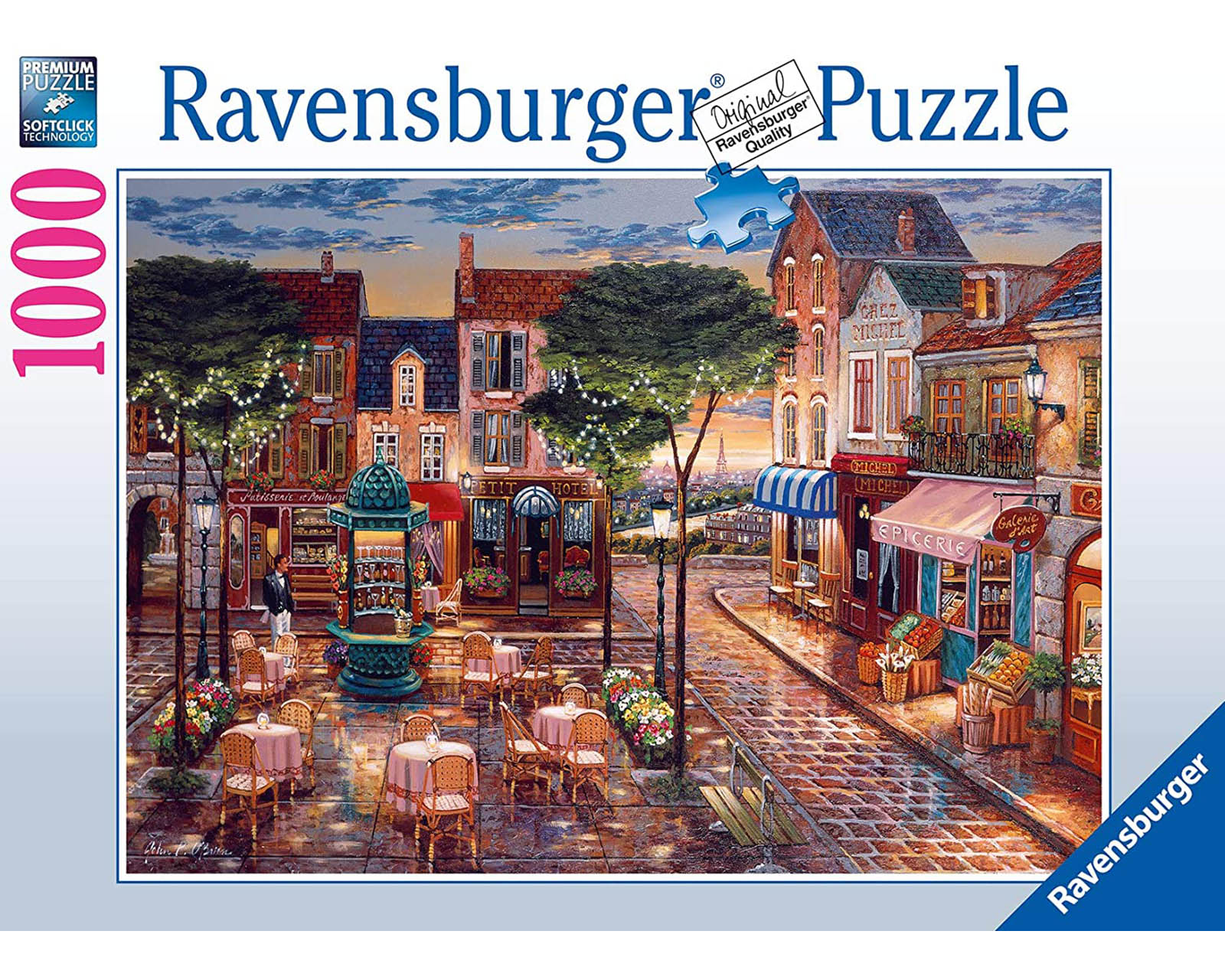 Foto 2 pulgar | Rompecabezas Ravensburger Impresiones de Paris con 1000 Piezas