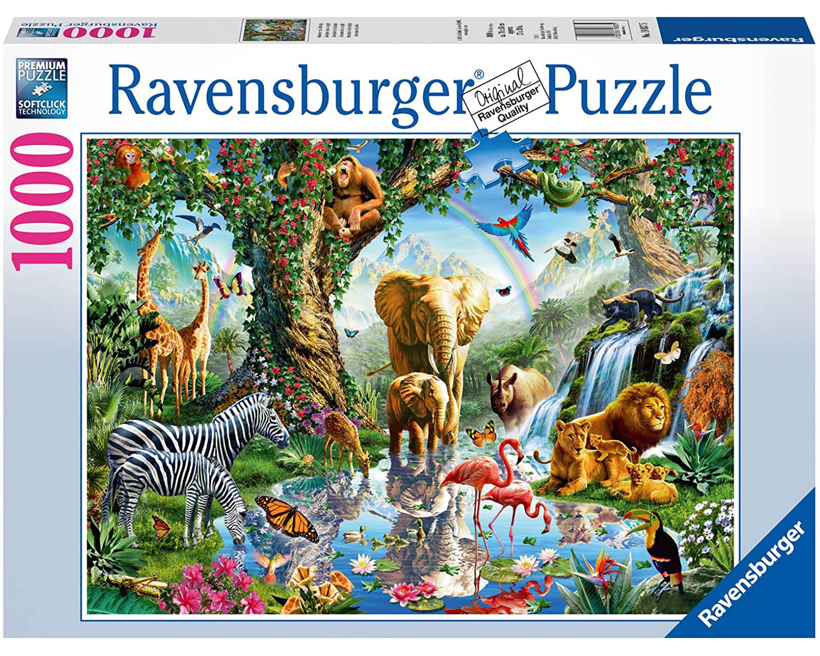 Foto 2 pulgar | Rompecabezas Ravensburger Aventuras en La Selva con 1000 Piezas