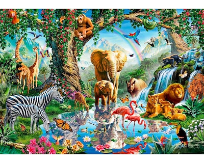 Foto 2 | Rompecabezas Ravensburger Aventuras en La Selva con 1000 Piezas