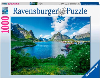 Foto 1 | Rompecabezas Ravensburger Lofoten y Noruega Nuevo con 1000 Piezas