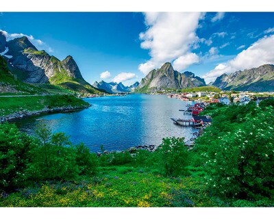 Foto 2 | Rompecabezas Ravensburger Lofoten y Noruega Nuevo con 1000 Piezas