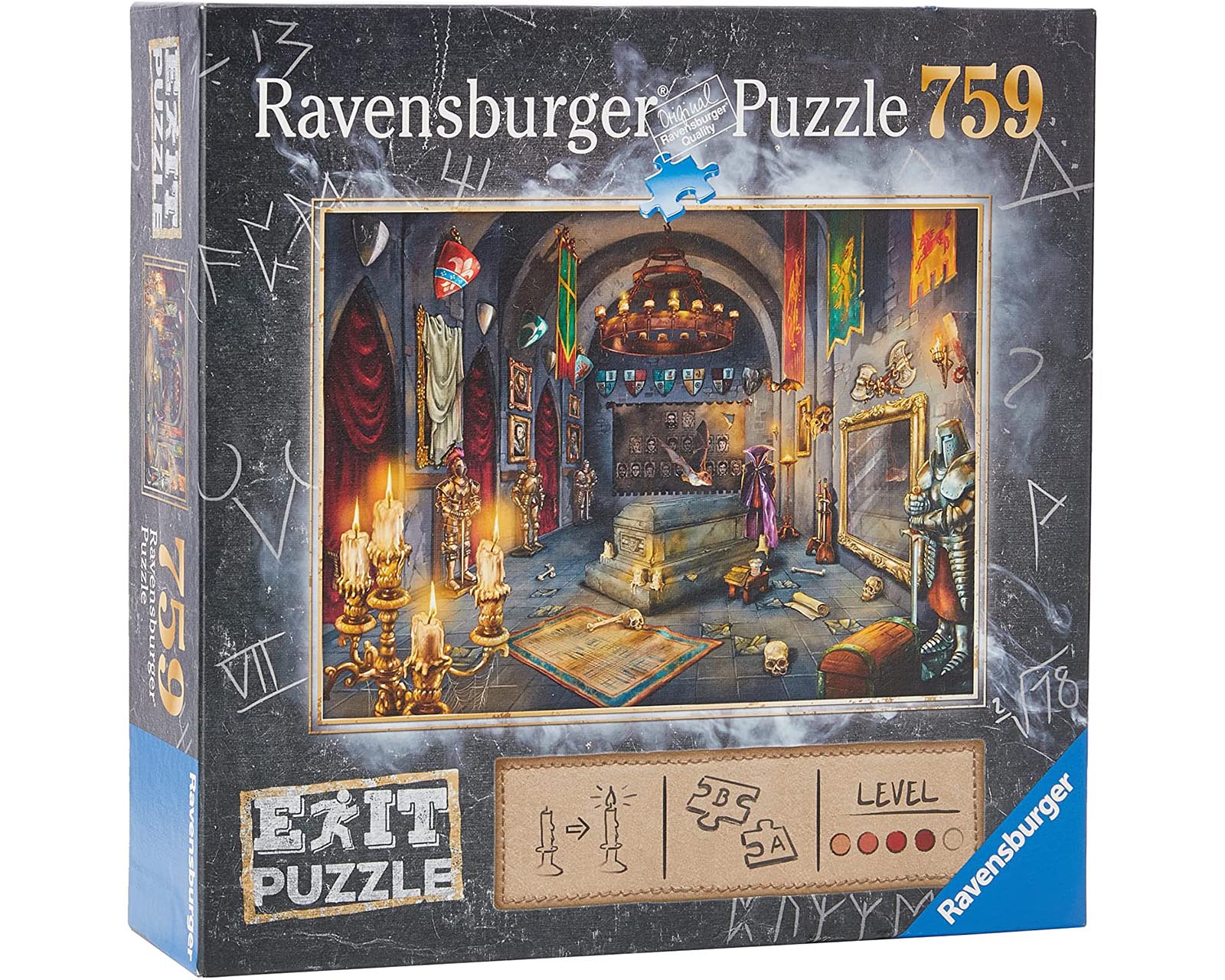 Rompecabezas Ravensburger en el Castillo del Vampiro con 1000 Piezas