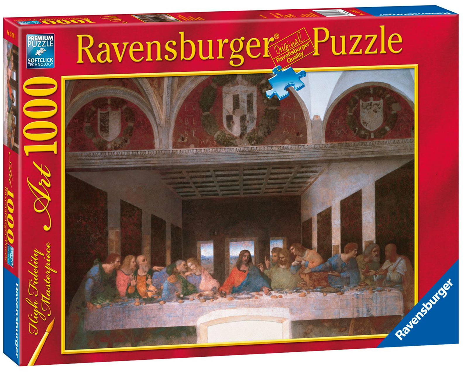 Foto 2 pulgar | Rompecabezas Ravensburger Leonardo Da Vinci: La Ultima Cena con 1000 Piezas