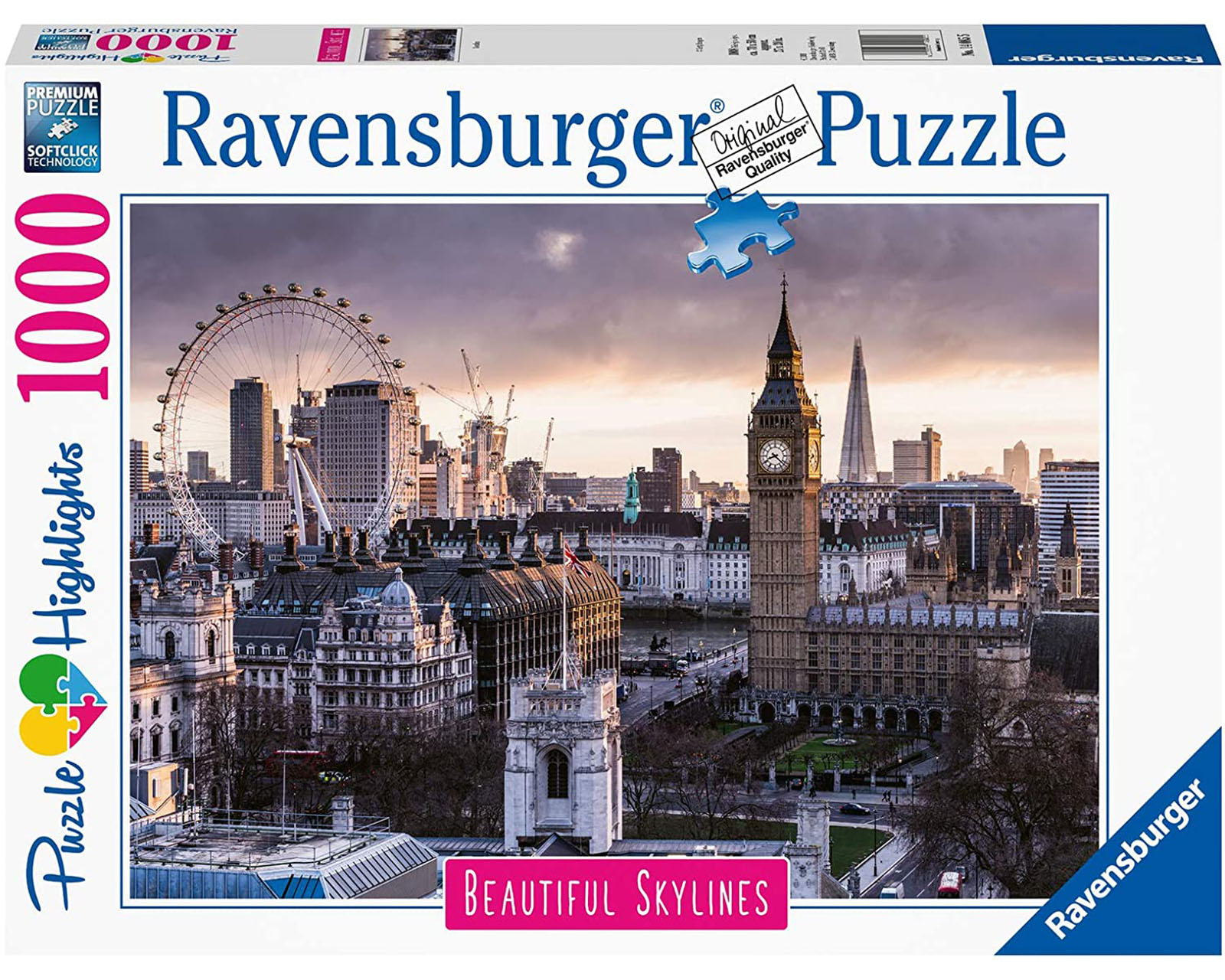 Foto 2 pulgar | Rompecabezas Ravensburger Londres con 1000 Piezas