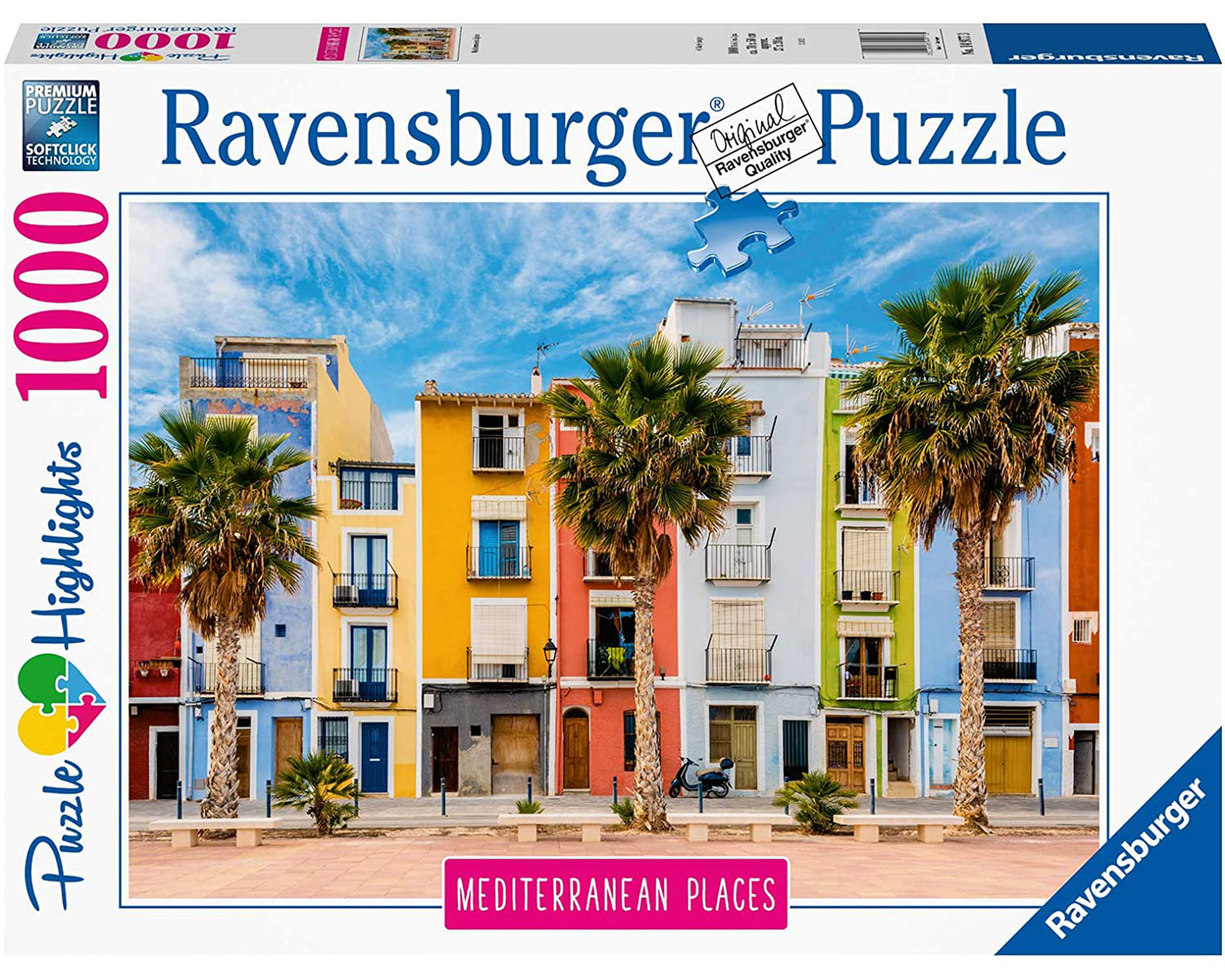 Foto 2 pulgar | Rompecabezas Ravensburger España Mediterránea de 1000 Piezas