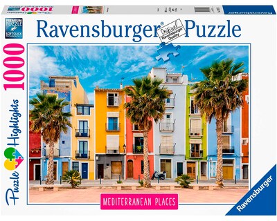 Foto 1 | Rompecabezas Ravensburger España Mediterránea de 1000 Piezas