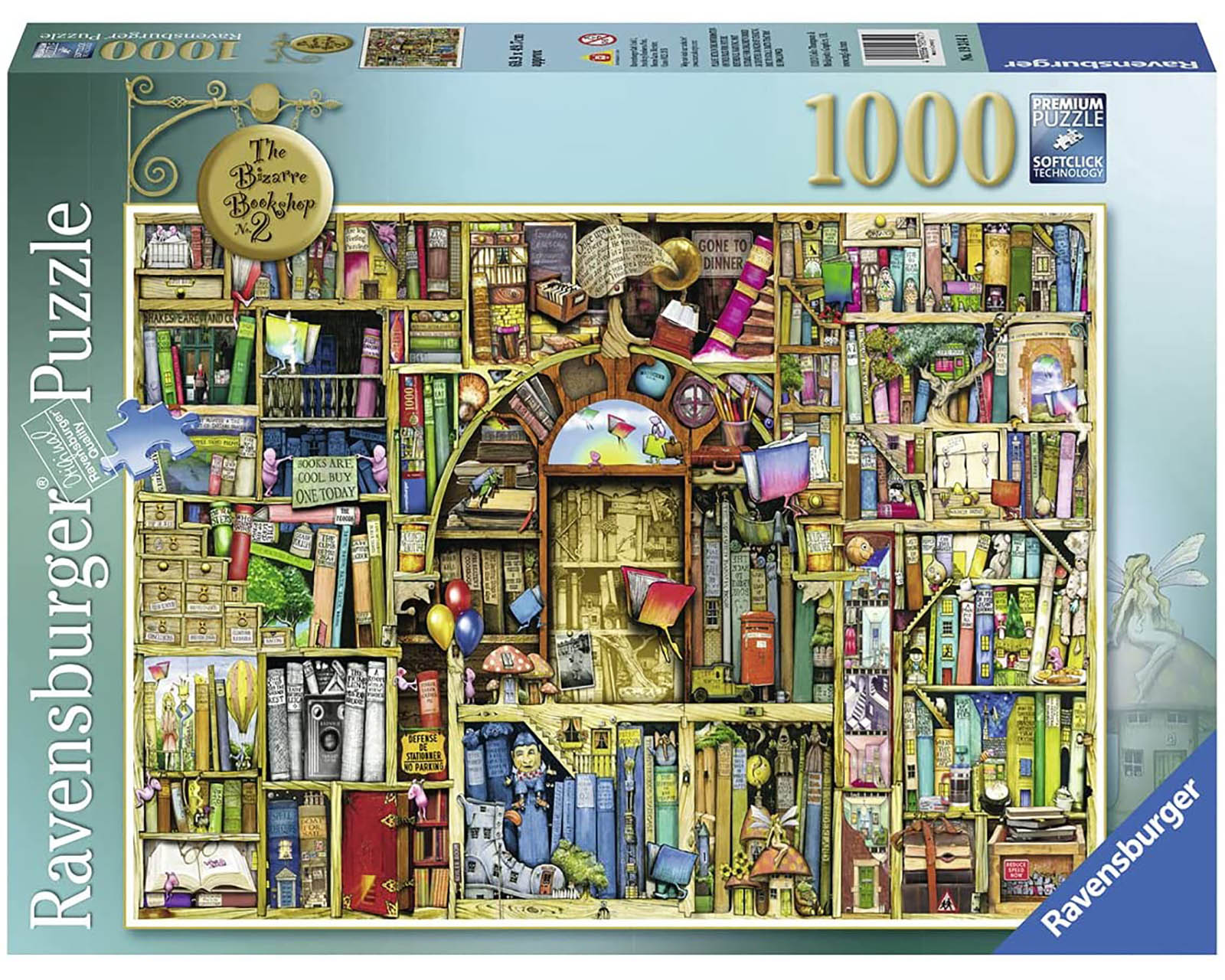 Foto 1 | Rompecabezas Ravensburger Colin Thompson: Biblioteca Bizarra 2 con 1000 Piezas