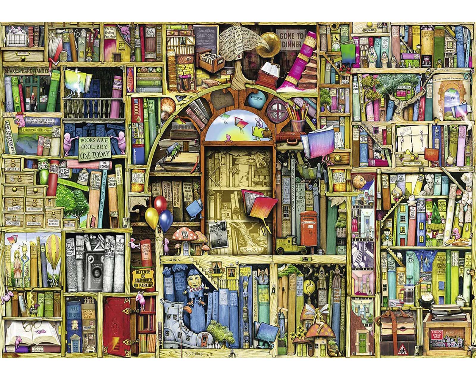 Foto 2 | Rompecabezas Ravensburger Colin Thompson: Biblioteca Bizarra 2 con 1000 Piezas