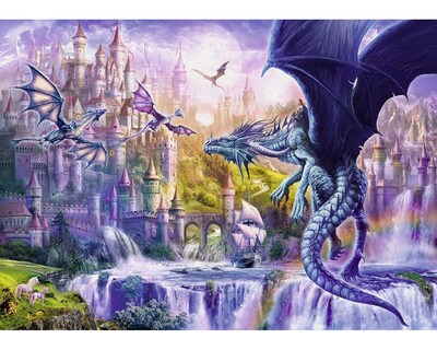 Foto 2 | Rompecabezas Ravensburger El Castillo del Dragon con 1000 Piezas