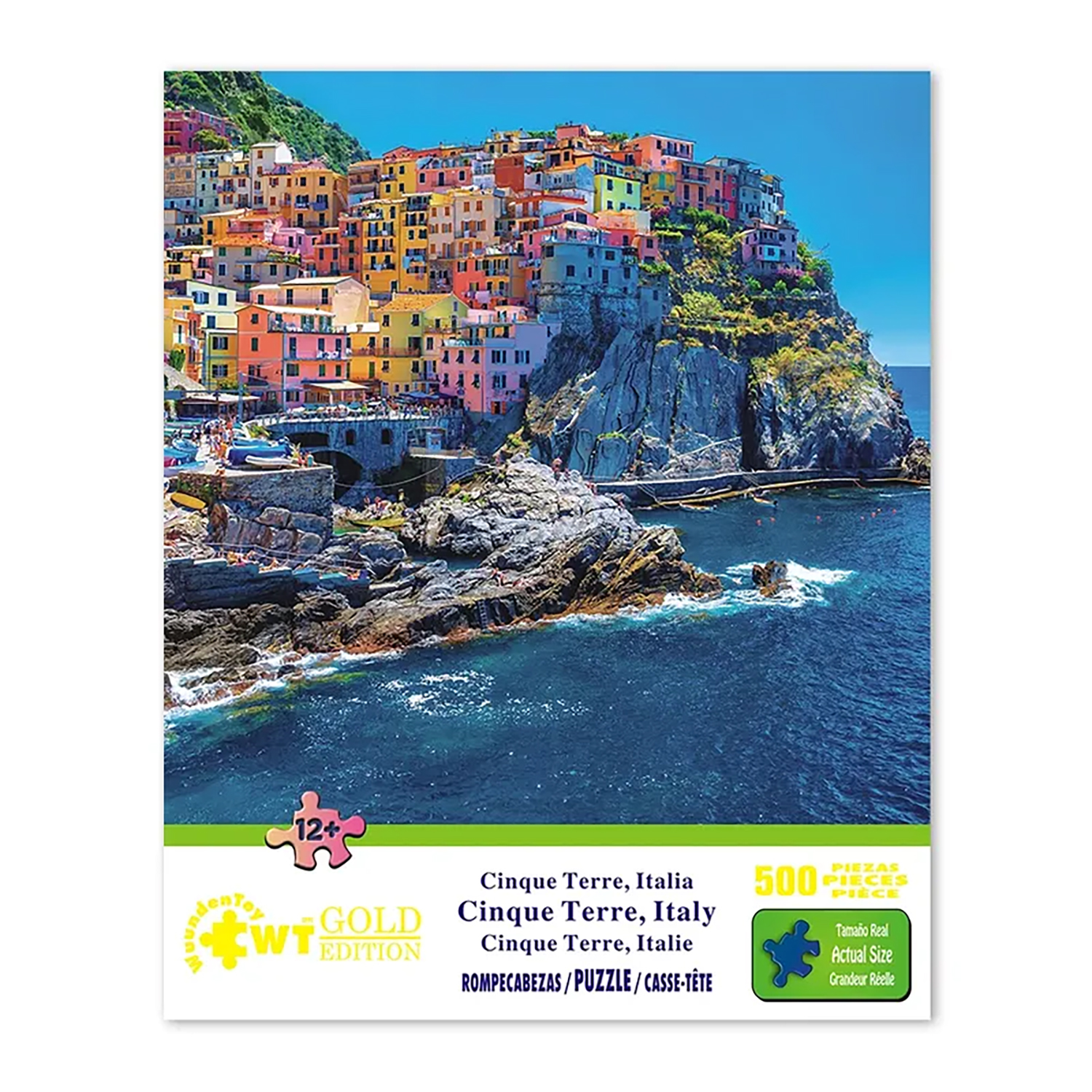 Foto 1 | Rompecabezas Gold Edition de 500 pz Cinque Terre Italia