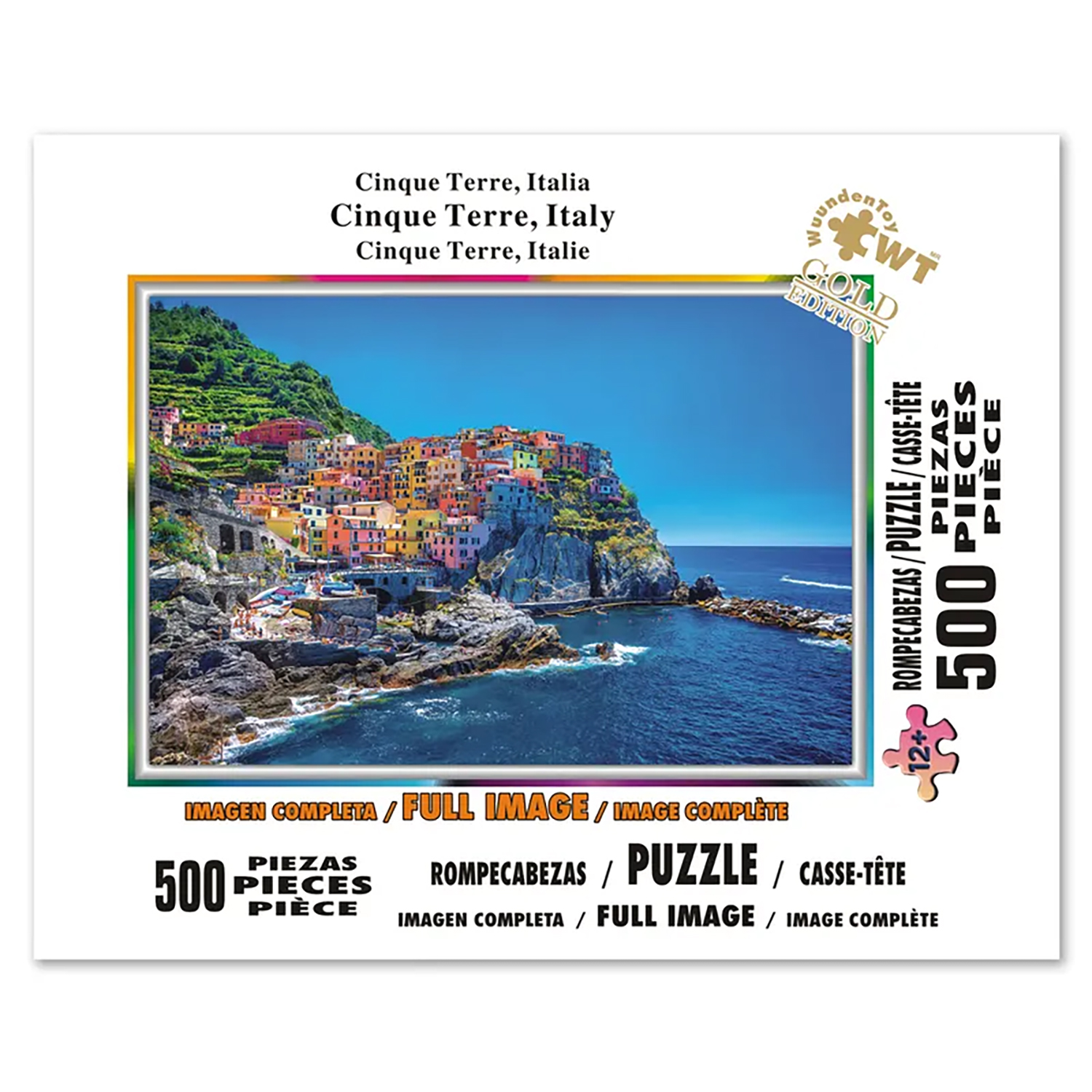 Foto 3 pulgar | Rompecabezas Gold Edition de 500 pz Cinque Terre Italia