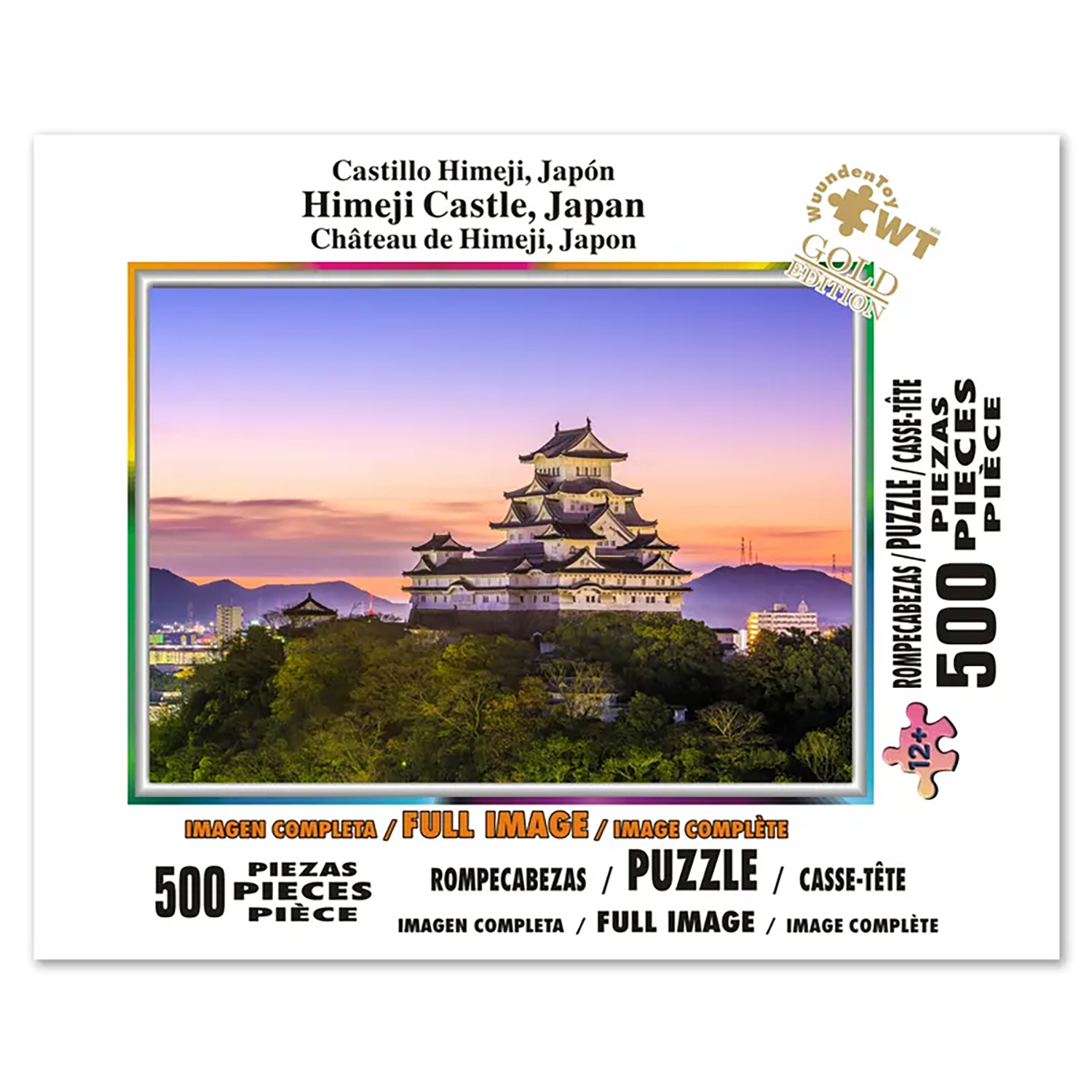 Foto 2 | Rompecabezas Gold Edition de 500 pz Himeji Castle Japón