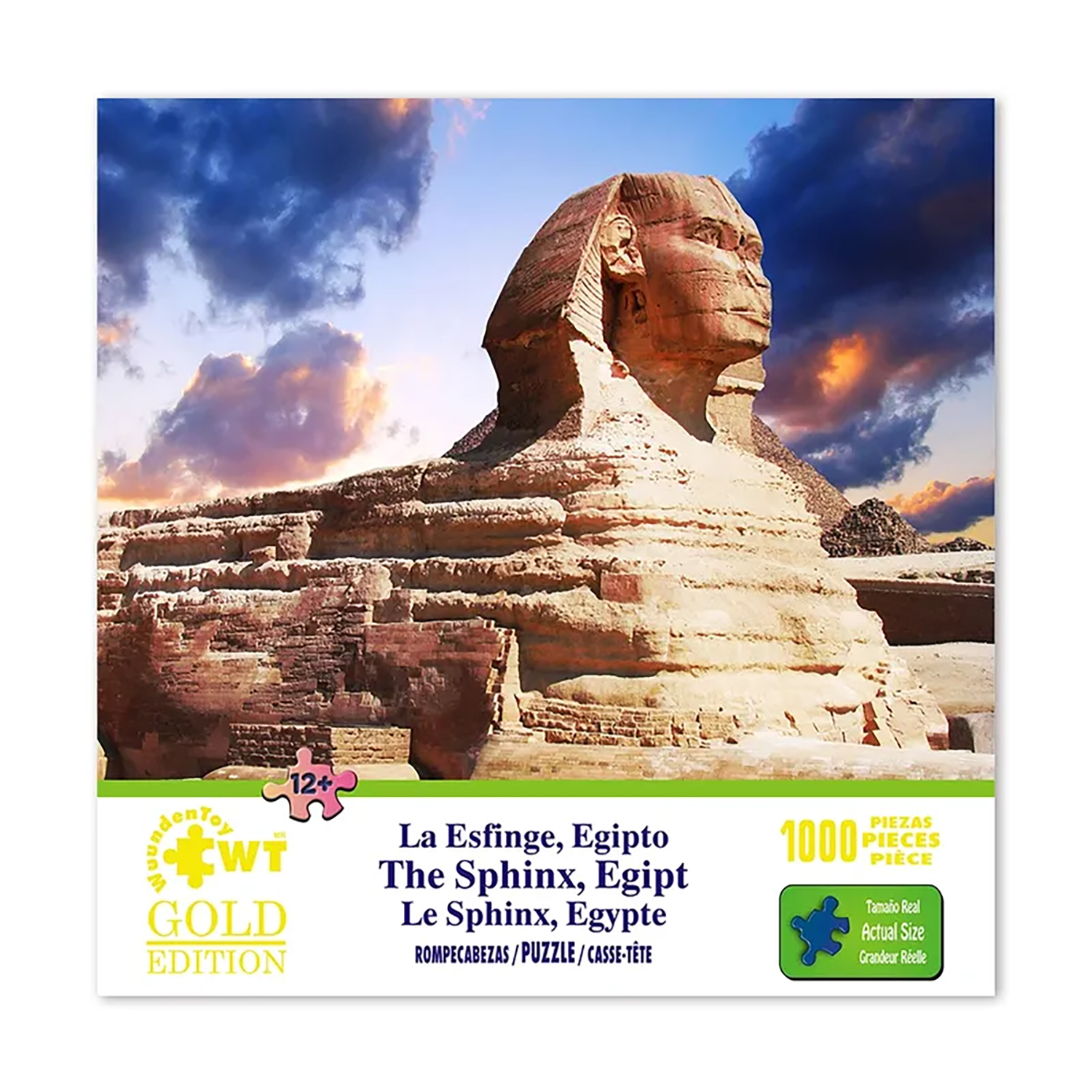 Rompecabezas Gold Edition de 1000 pz La Esfinge Egipto